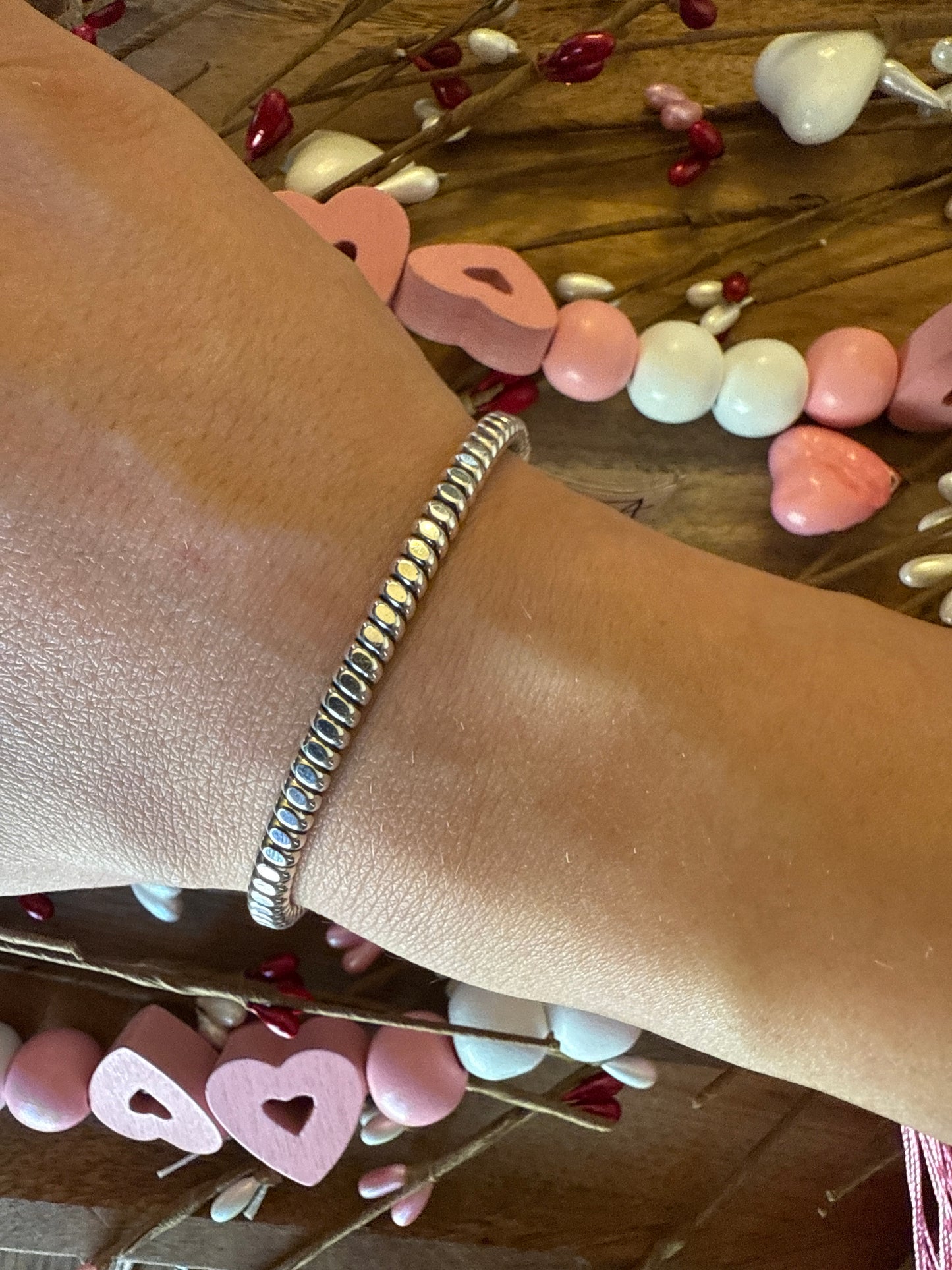Rolled Silver Cuff