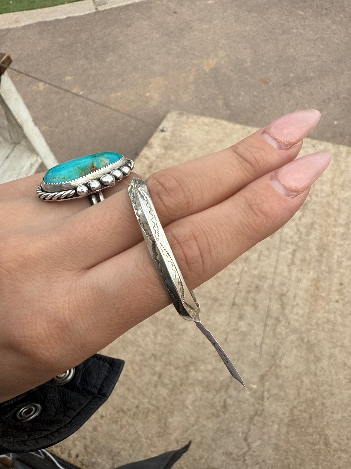 Sterling Silver Baby Cuff #003