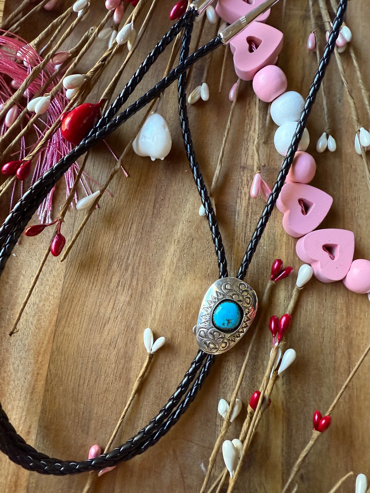 Shirley Skeets Round Bolo Tie