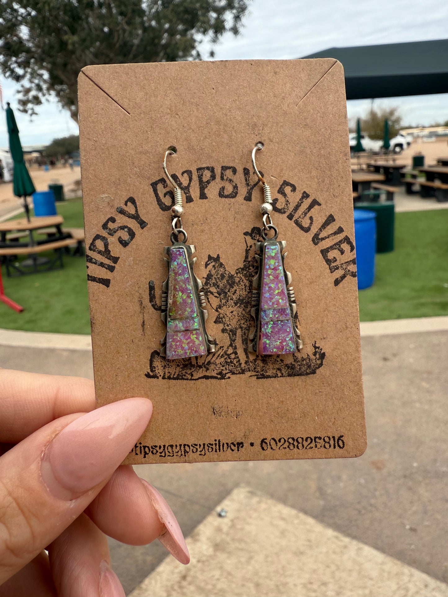 Steve Francisco Opal Earrings