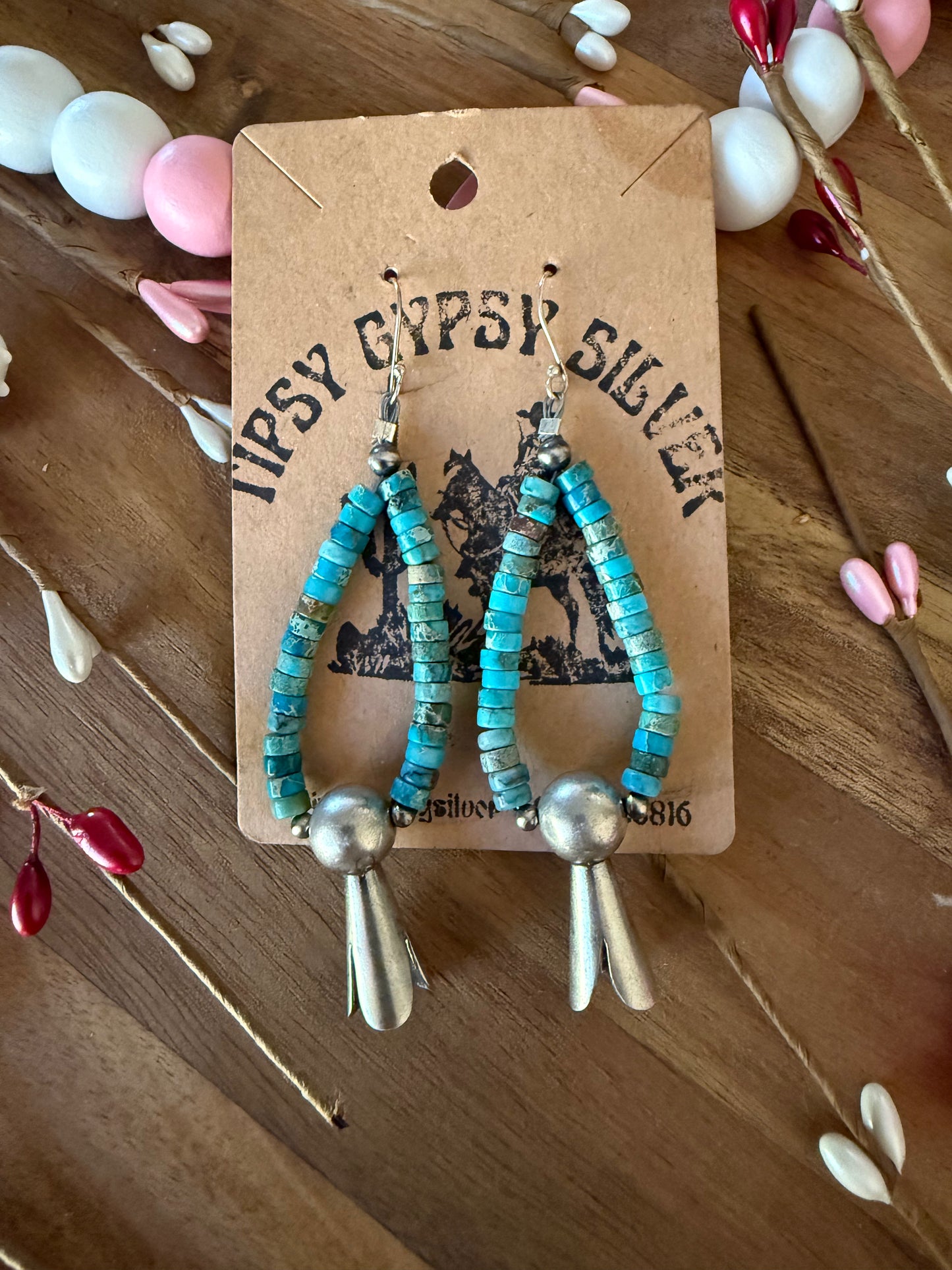 Turquoise Blossom Earrings