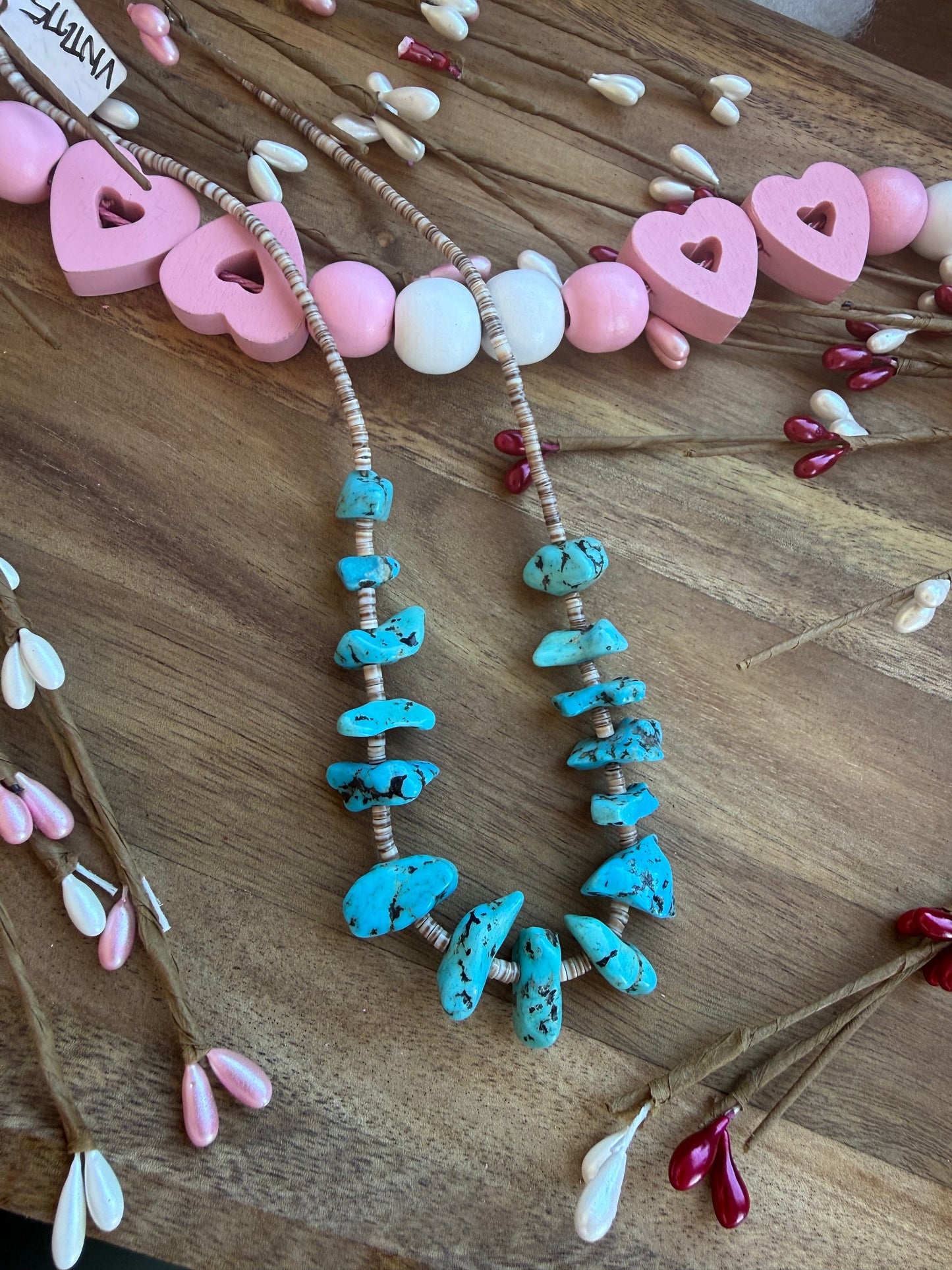 Vintage Chunky Turquoise Necklace