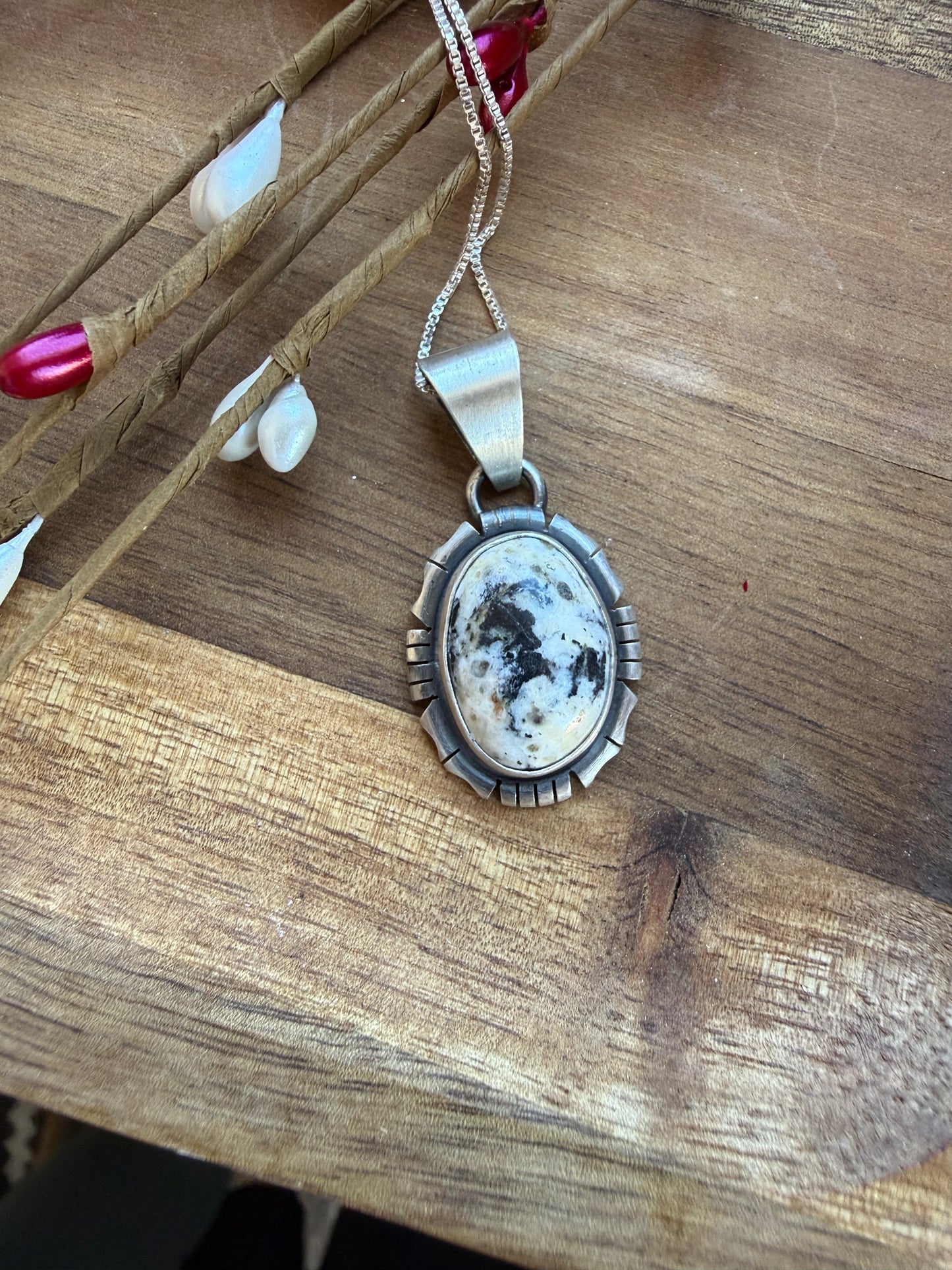 White Buffalo Pendant