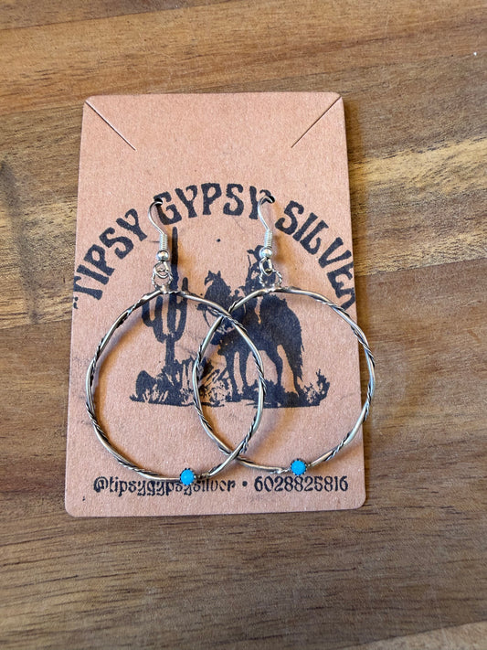 Small Silver Hoops