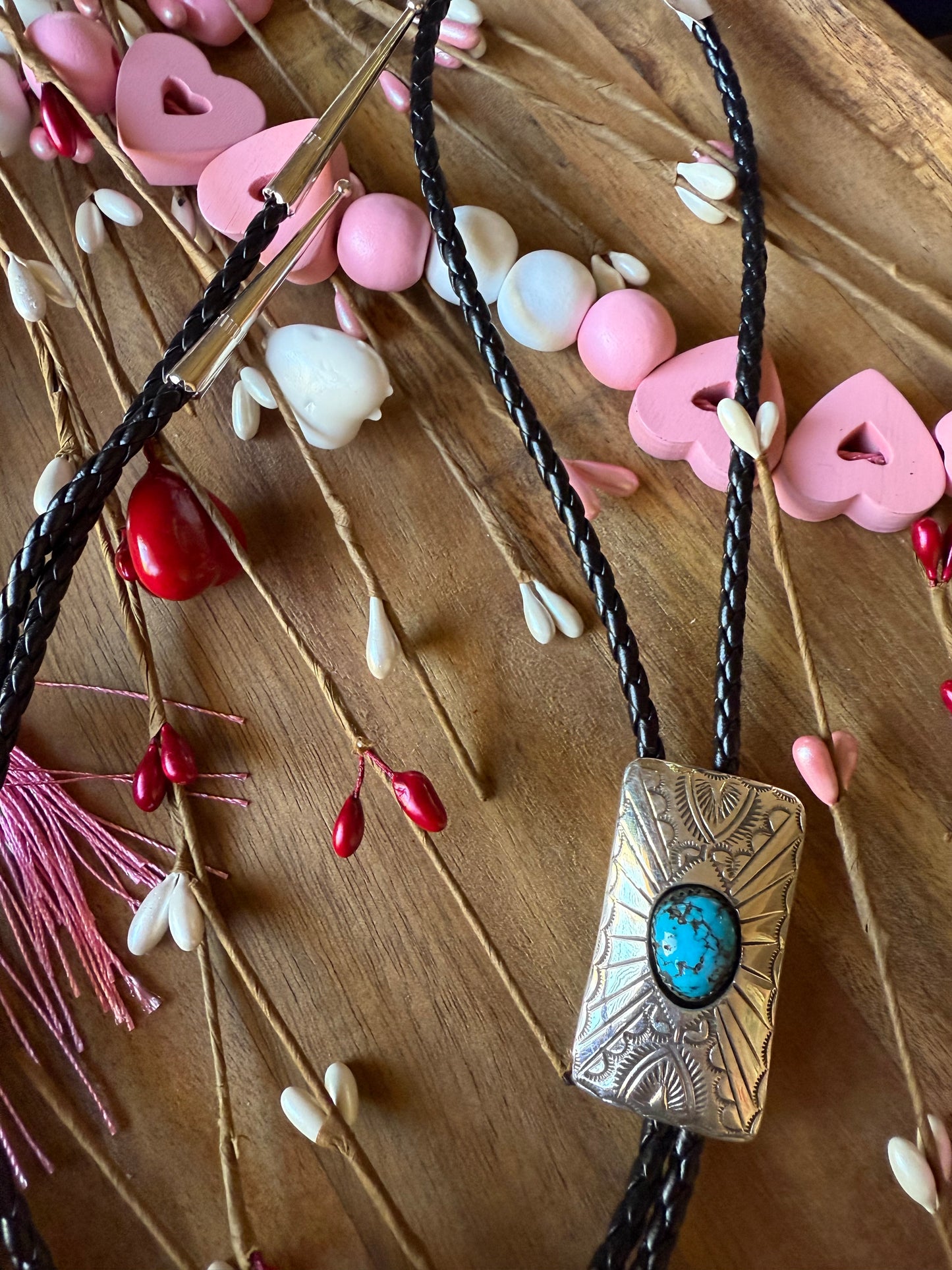 Shirley Skeets Rectangle Bolo Tie