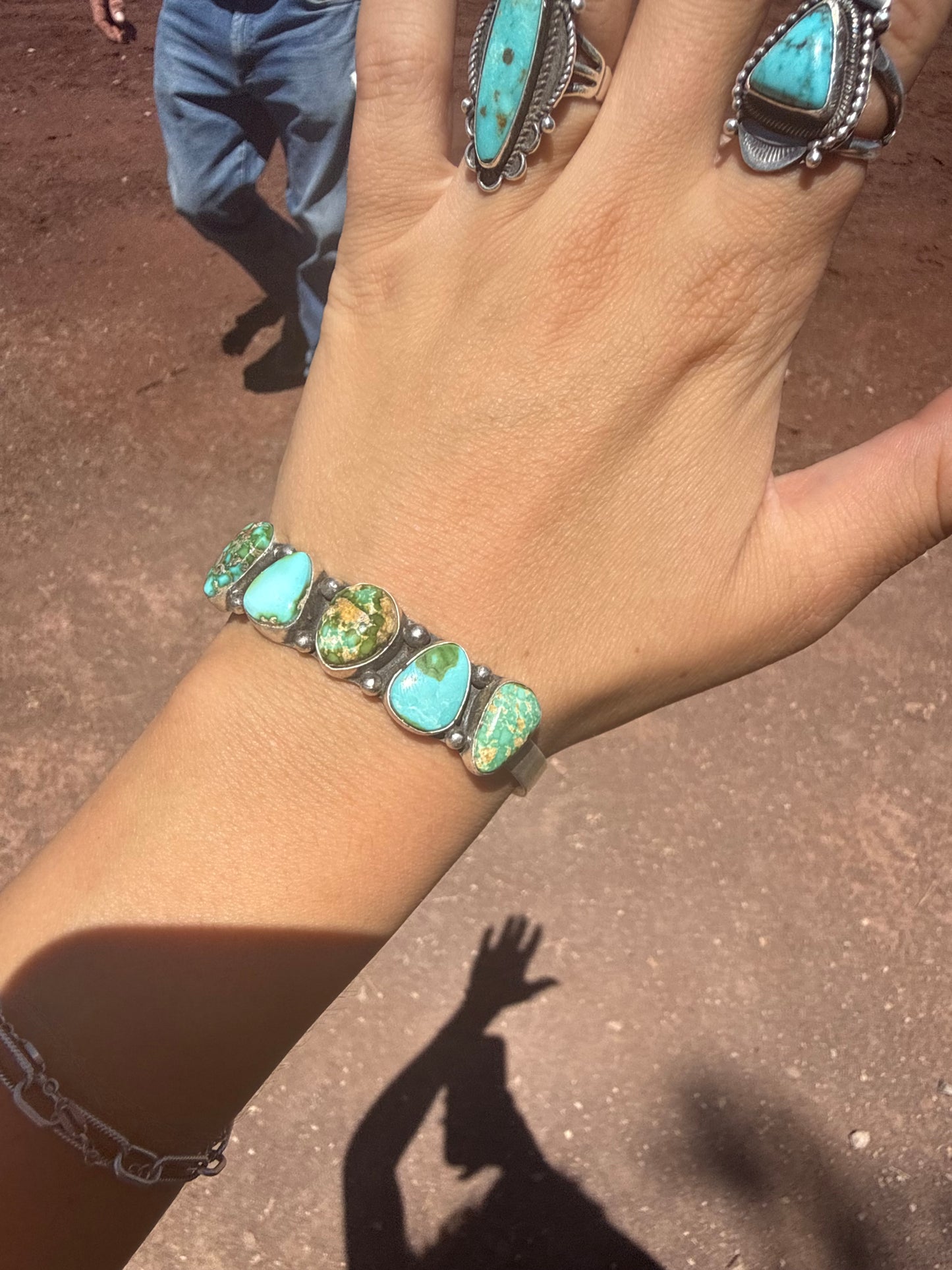 Sonoran Gold 5 Stone Cuff