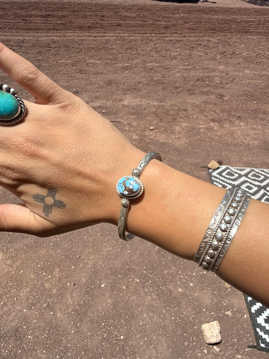 Golden Hills Stamped Cuff