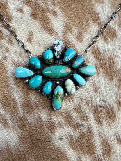 Arthur J Brugge Cluster Necklace