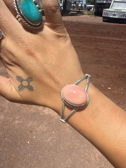 Pink Conch Cuff