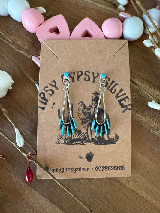 Small Zuni Dangle Earrings