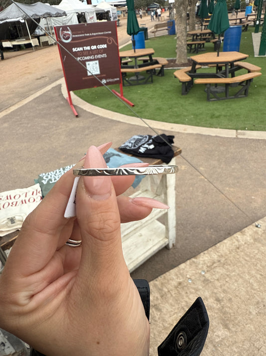 Sterling Silver Baby Cuff #001