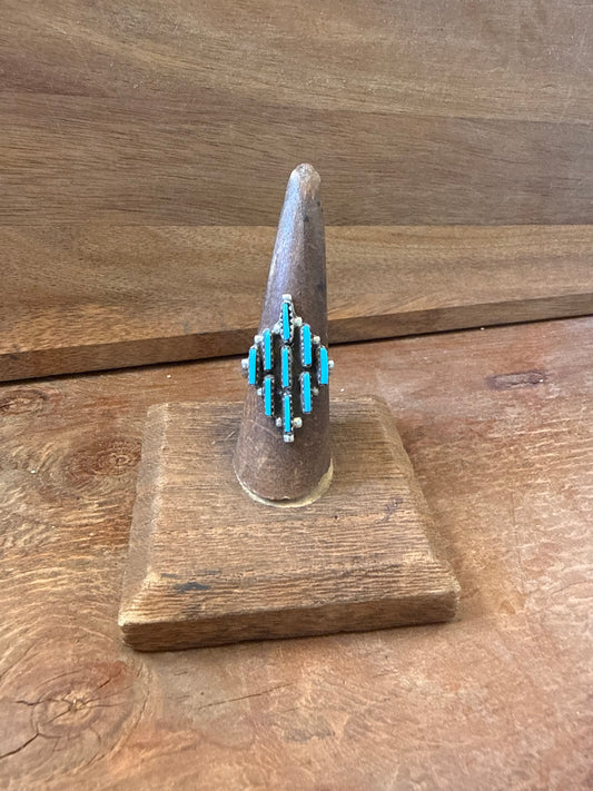 Triangle Zuni Ring
