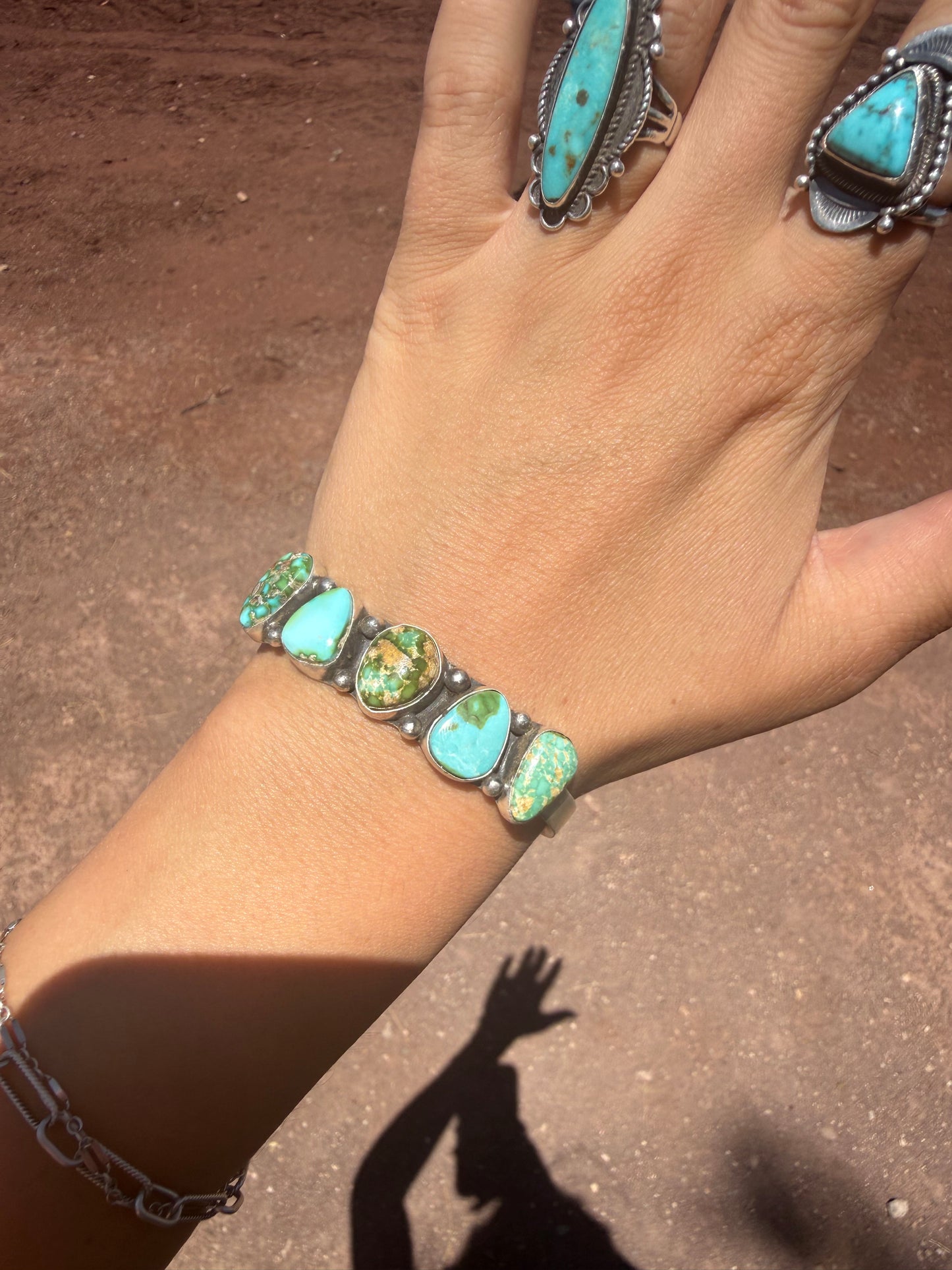 Sonoran Gold 5 Stone Cuff