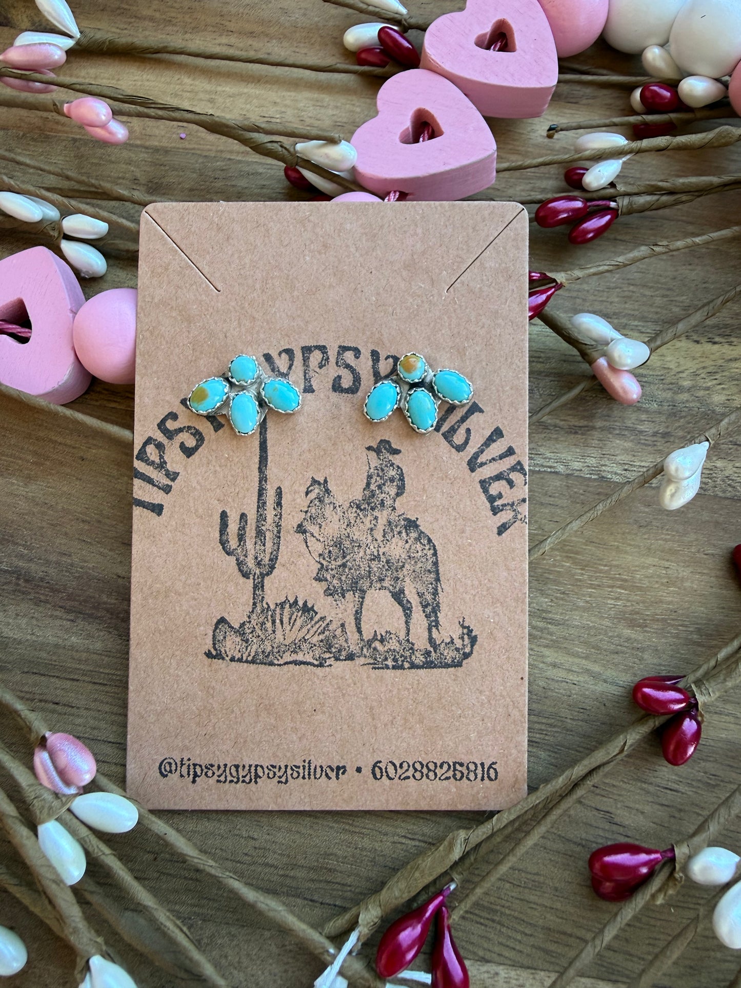 Sylvia Chee Small 4 Stone Stud