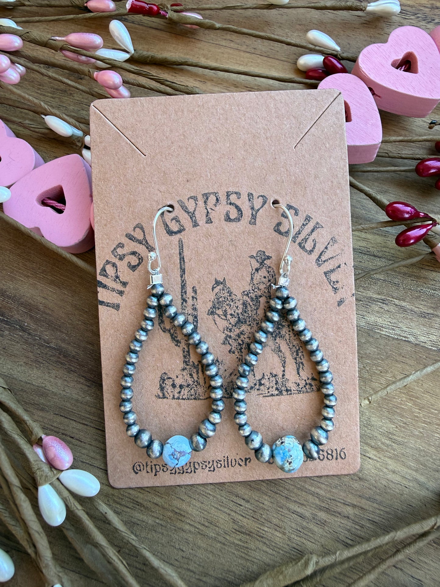 Golden Hills Pearl Earrings #4016