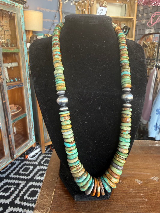 Turquoise Slab Necklace