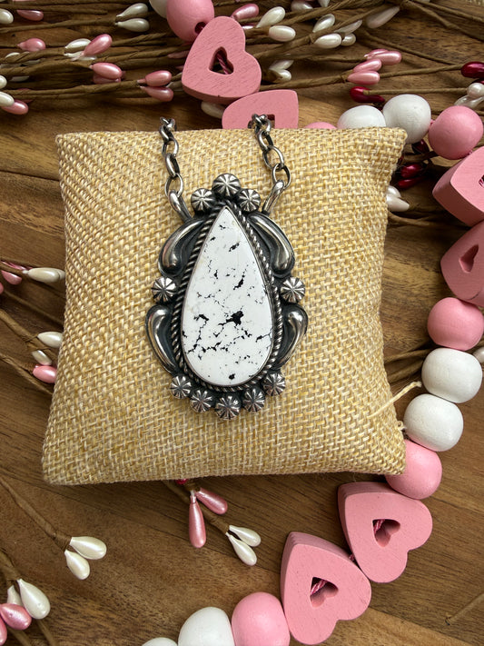 Jeff James White Buffalo Necklace