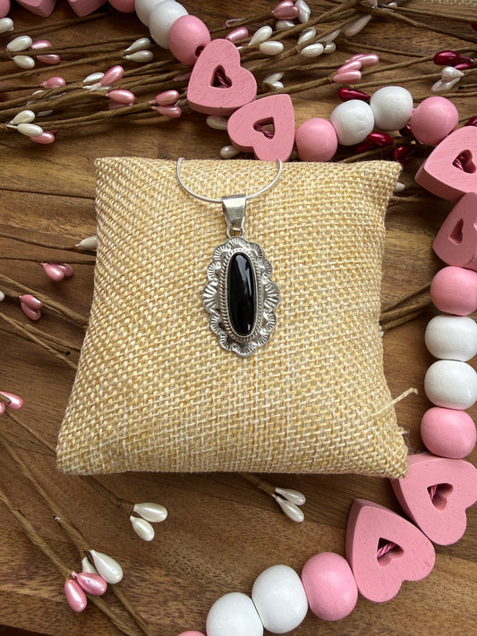 Black Onyx P. Skeets Pendant