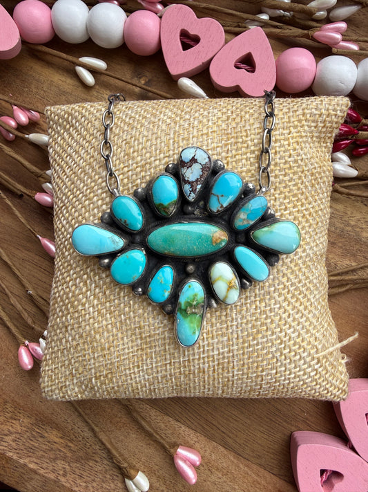 Arthur J Brugge Cluster Necklace